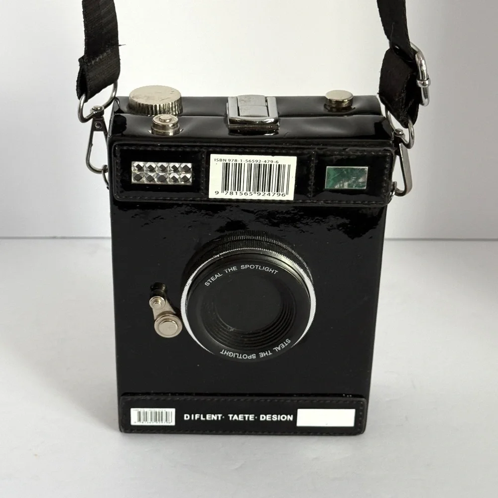 Classic Camera Shape Novelty Bag | Camera Purse Handbag